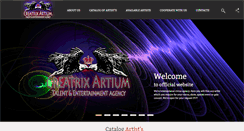 Desktop Screenshot of creatrixartium.com